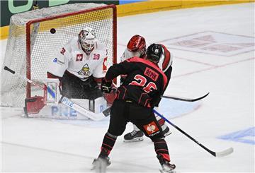 Die Pinguins fanden in Prag erst spät in die Partie und konnten den Rückstand am Ende nicht mehr aufholen.