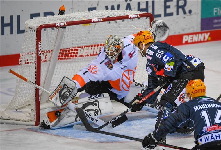 DEL: Nur ein Absteiger in dieser Saison Die Pinguins sind in der Deutschen Eishockey-Liga derzeit auf Playoff-Kurs und werden vermutlich nichts mit dem Abstiegskampf zu tun haben.