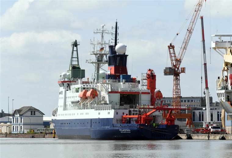 Die "Polarstern" wird bei der Lloyd Werft gehegt und gepflegt. Die Schiffbauer aus Bremerhaven interessieren sich auch für den Bau eines neuen Forschungseisbrechers.