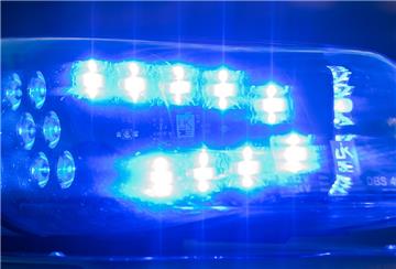 Blaulicht auf Polizeiauto