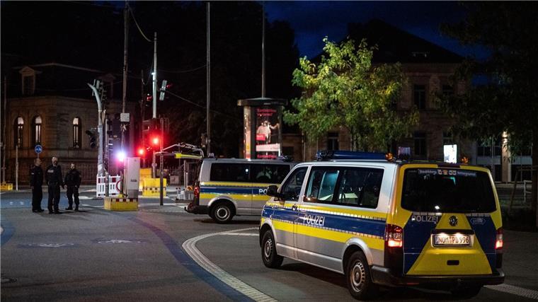 Die Polizei ist am Einsatzort.