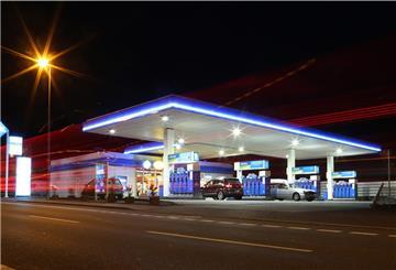 Eine Aral-Tankstelle