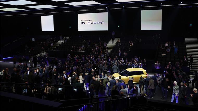 Die Präsentation des geplanten Elektro-Einstiegsmodells von VW ist eine Weltpremiere.