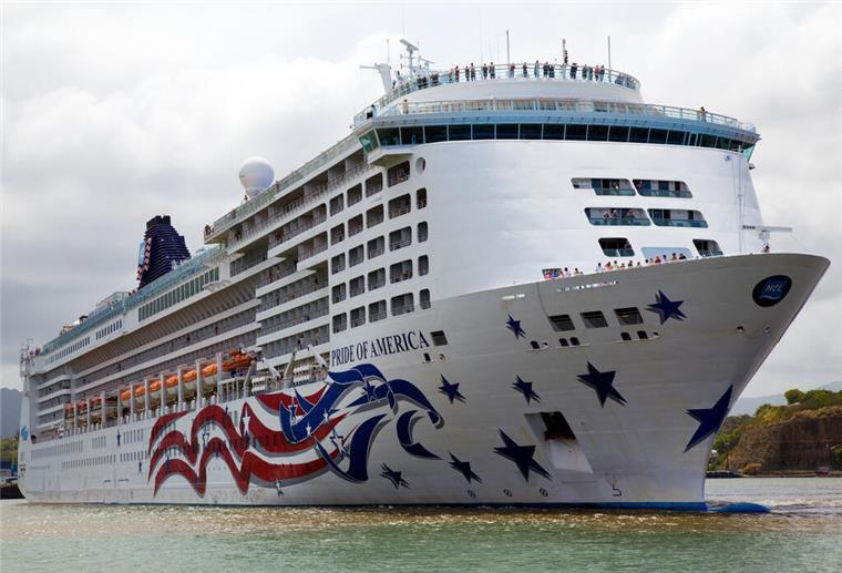 Das Kreuzfahrtschiff Pride of America.