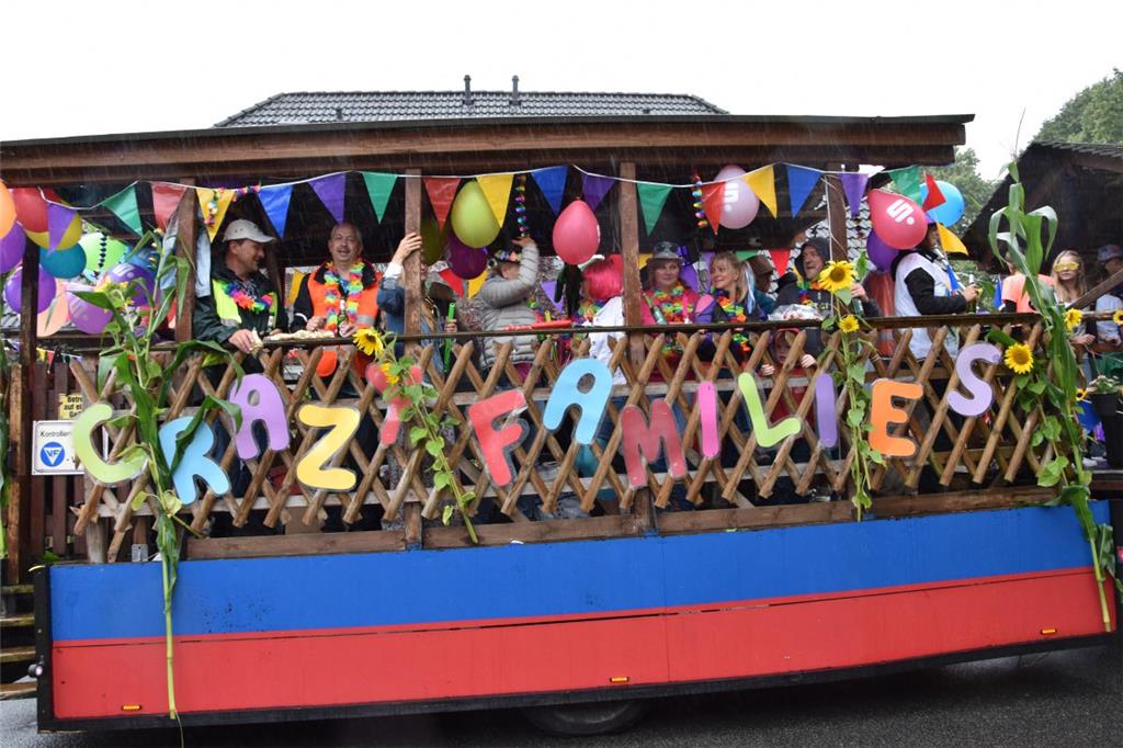 Die &quot;Crazy Families&quot; sorgten für Partystimmung.