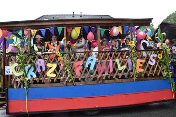 Die &quot;Crazy Families&quot; sorgten für Partystimmung.