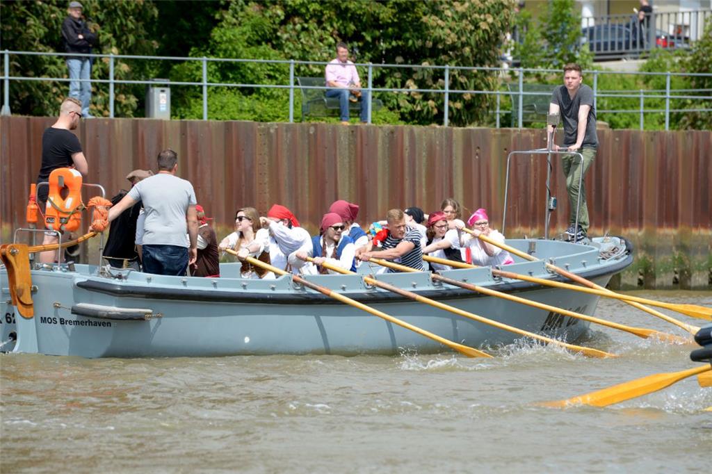 Die &quot;Fun-Piraten&quot; im Einsatz. 