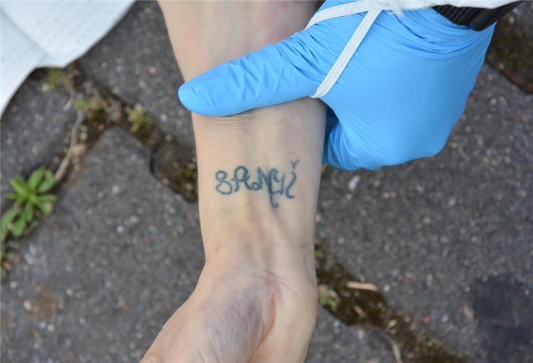 Das Tattoo der Verstorbenen.
