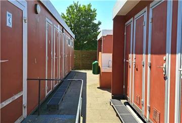Die sanitären Anlagen auf dem Campingplatz Weserhenne sind bereits 30 Jahre alt und sollen erneuert werden.