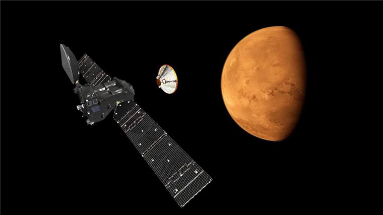 Die "Schiaparelli"-Sonde ist vermutlich beim Aufprall auf den Mars zerstört worden. 