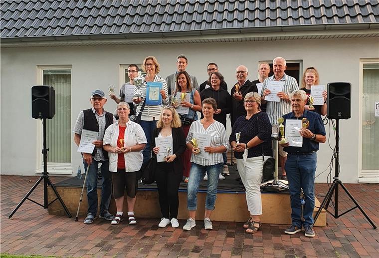 Die Sieger der Aktion Stadtradeln in der Wesermarsch.