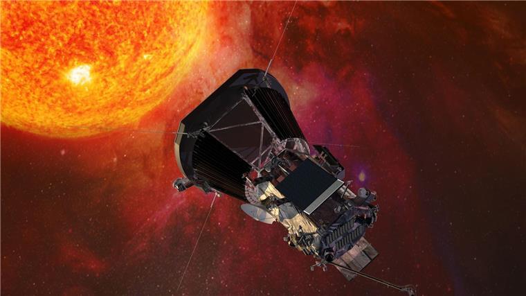 Raumsonde übersteht nahen Vorbeiflug an der Sonne Die Sonde „Parker Solar Probe“ auf dieser Computergrafik ist 2018 gestartet. (Archivbild)
