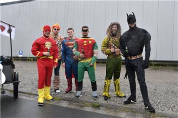 Die Spadener Gerechtigkeitsliga „Allstars“ wollte zwar, wie alle wahren Superhel...
