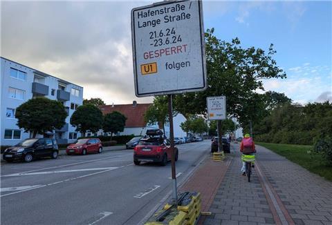 Ein Straßenschild