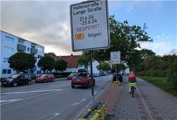 Ein Straßenschild