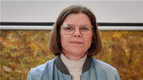Die Spitzenkandidatin der Bremer Linken Kristina Vogt.