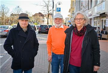 Die Sprecher der Stadtteilkonferenz Mitte (von links): Ralf Ekrowski, Eberhard Pfleiderer und Renate Prasse.
