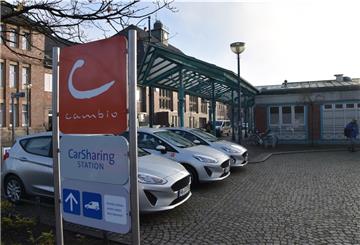Die Station des Carsharing-Anbieters Cambio am Bremerhavener Hauptbahnhof wurde erweitert.