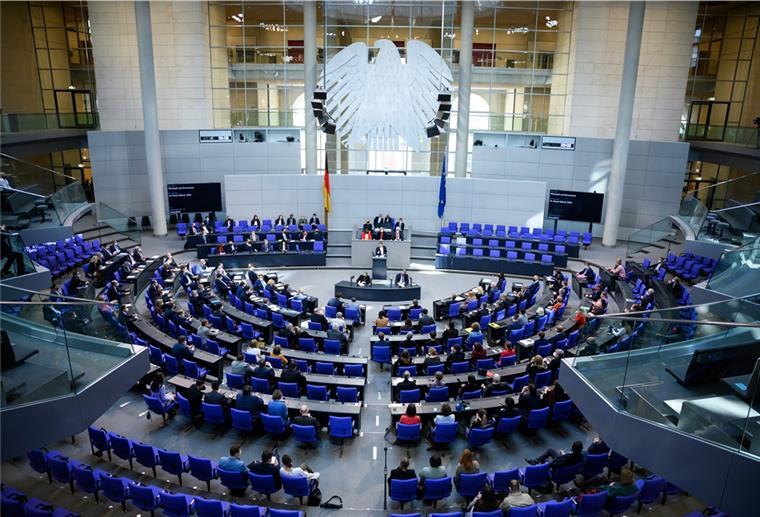 Robert Habeck spricht bei der Plenarsitzung im Deutschen Bundestag.