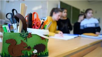 Blick in Schulklasse