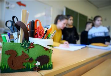 Blick in eine Schulklasse.