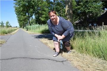 Die Stollhammerin Steffani Lehmann ist an der Ulmenstraße bereits schwer gestürzt.
