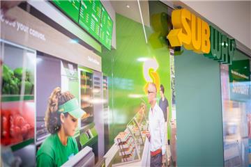 Die Subway-Filiale im Columbus-Center Bremerhaven steht vor der Eröffnung.