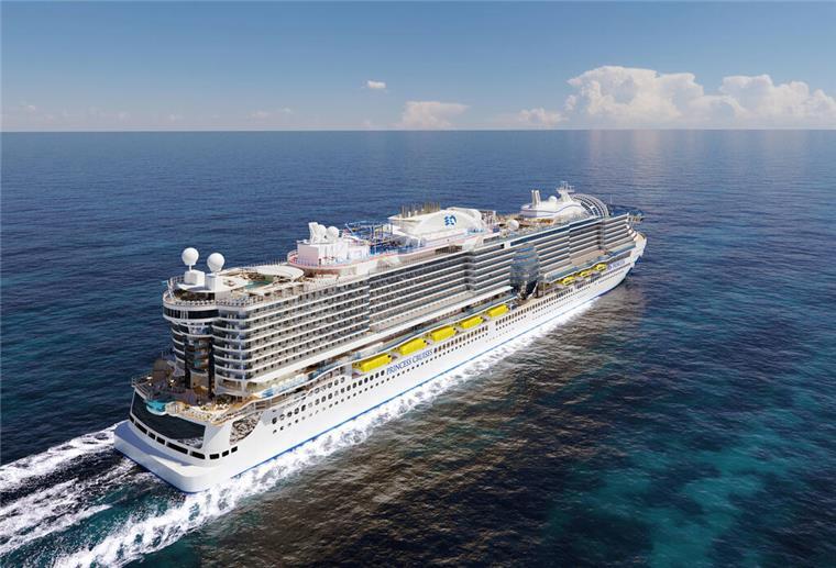 Die „Sun Princess“ ist das erste Schiff der US-Reederei mit LNG-Antrieb. An Bord haben bis zu 4300 Gäste Platz.