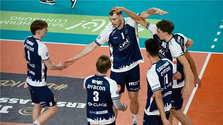 Die SVG Lüneburg im zweiten Spiel der Finalserie.