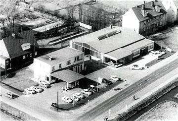 Luftbild Martin-Pauls-Straße Nordenham Gebr. Müller Tankstelle