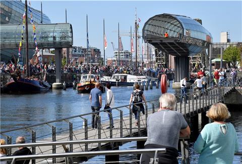Alter Hafen in Bremerhaven.