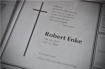 Die Traueranzeige für Nationaltorwart Robert Enke.