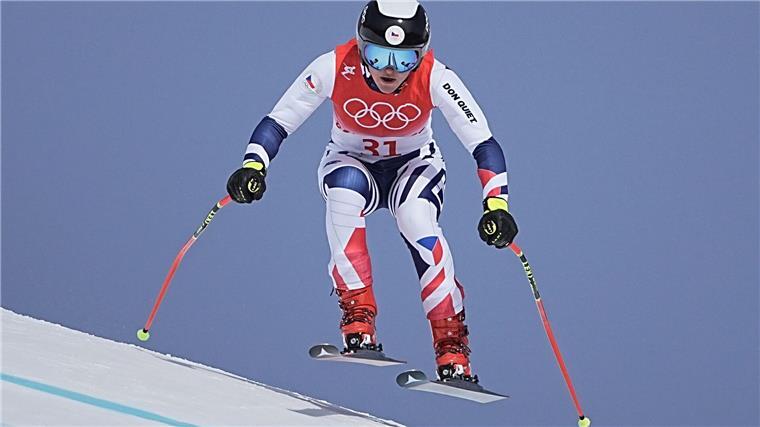 Die tschechische Skirennfahrerin Tereza Nova stürzte vor knapp einem Monat in Garmisch schwer.