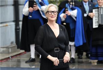 Die US-Schauspielerin Meryl Streep kommt zu der Verleihung der diesjährigen Prinzessin-von-Asturien-Preise.