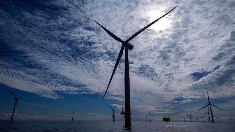 Offshore-Windfläche in Nordsee an Total Energies versteigert Die versteigerte Offshore-Windfläche umfasst 146 Quadratkilometer. (Symbolbild)