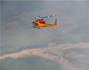 Die Waldbrände in der kanadischen Provinz Alberta breiten sich immer weiter aus....