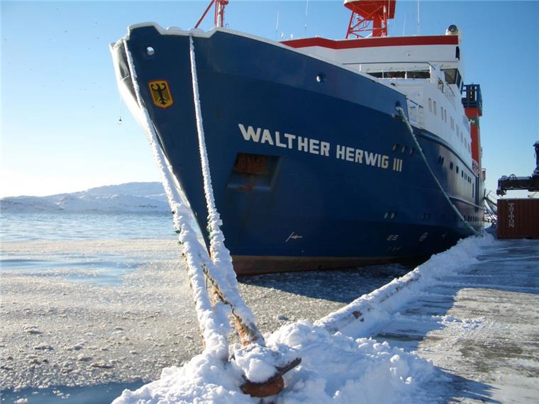 Bremerhaven: Zwangspause für Forschungsschiff Die "Walther Herwig III" fährt bis in die Gewässer vor Grönland. Aber auch vor Afrika war das Fischereiforschungsschiff schon unterwegs.