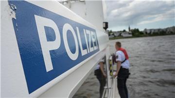 Die Wasserschutzpolizei im Einsatz.