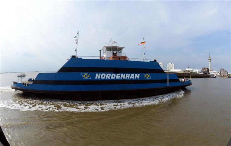 Die Weserfähre "Nordenham" fällt aus.