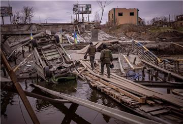 Zerstörung in der Ukraine.