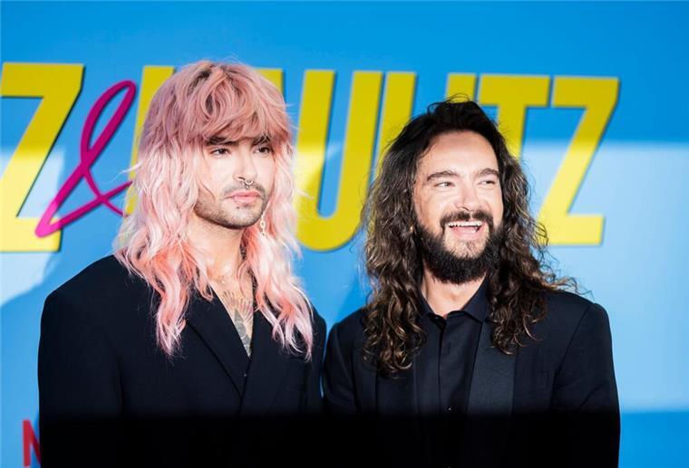 Die Kaulitz-Brüder ganz privat in Netflix-Serie Die Zwillingsbrüder Bill (l) und Tom Kaulitz bei der Premiere der Netflix-Dokuserie „Kaulitz & Kaulitz“.