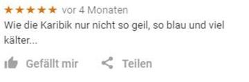 Diese Bewertung wurde für die Nordsee abgegeben. Was uns zu unserem Aufruf führt...