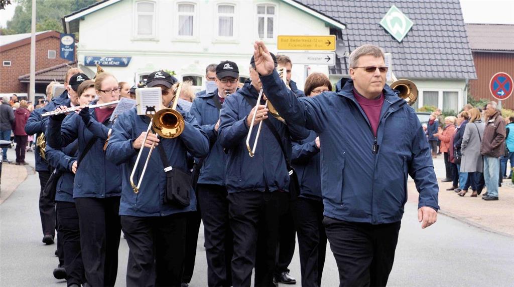 Diese Bläser sorgen für die passende Musik.