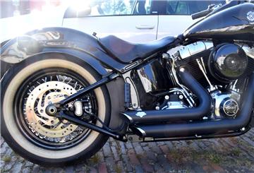 Diese Harley-Davidson war deutlich zu laut unterwegs.