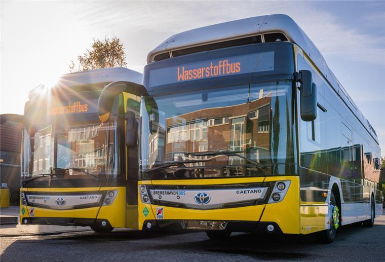  Neue Wasserstoffbusse für Bremerhaven