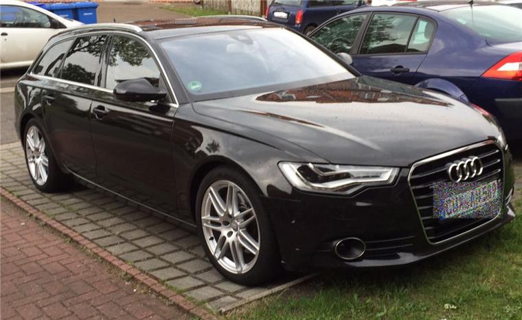 Bad Bederkesa: Audi A6 vor der Haustür geklaut Dieser Audi wurde heute morgen gestohlen.