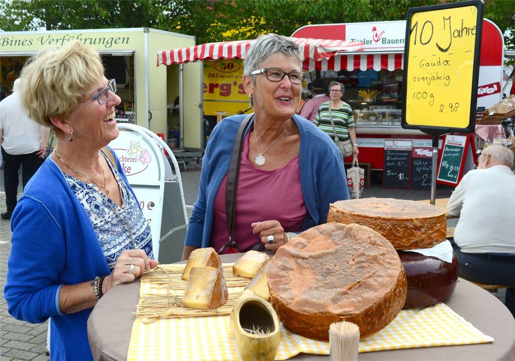 Dieser Gouda ist schon etwas älter.