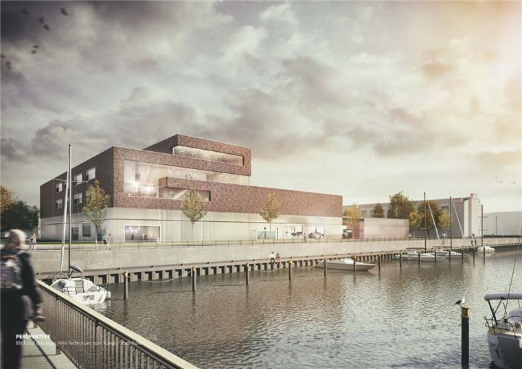 So soll das neue AWI-Gebäude aussehen Dieser Siegerentwurf stammt von einem Kölner Architekturbüro.