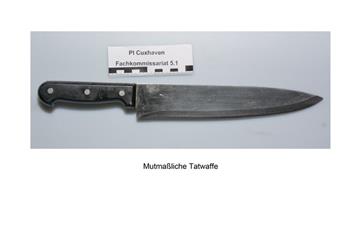 Dieses Messer soll die Tatwaffe sein.