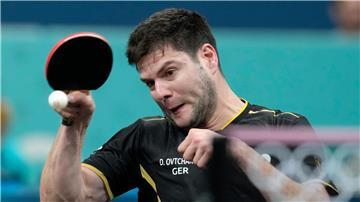 Dimitrij Ovtcharov kämpfte in seinem Achtelfinale auch gegen das französische Publikum.